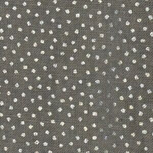 Joann Fabric Metallic Silver Polka Dot Grey Fabric 90 x‎ 42 Inches
